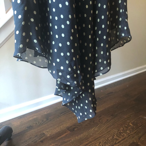 INC International Concepts Silk Polka Dot Dress 4 - Picture 9 of 10